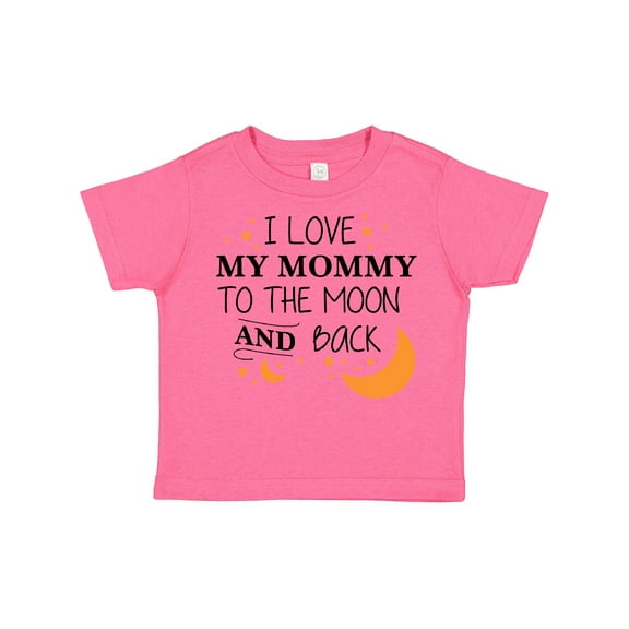 Inktastic I Love My Mommy to the Moon and Back Boys or Girls Toddler T-Shirt