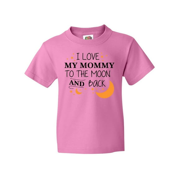 Inktastic I Love My Mommy to the Moon and Back Youth T-Shirt