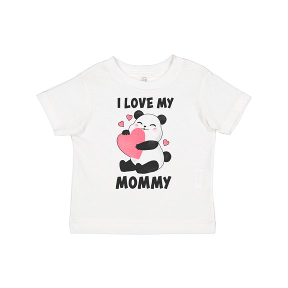 Inktastic I Love My Mommy with Panda Illustration Boys or Girls Toddler T-Shirt