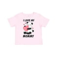 thumbnail image 1 of Inktastic I Love My Mommy with Panda Illustration Boys or Girls Toddler T-Shirt, 1 of 5