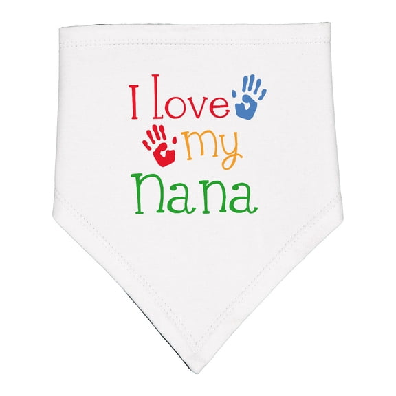 Inktastic I Love My Nana Baby Bandana Bib