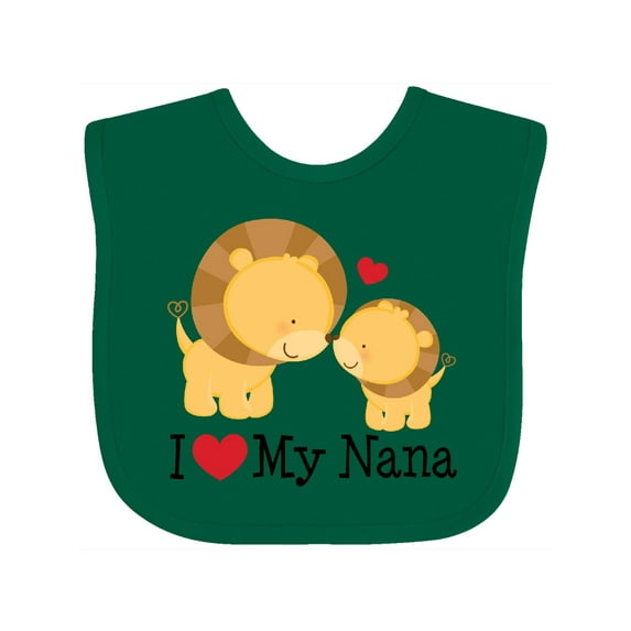 Inktastic I Love My Nana Boys or Girls Baby Bib