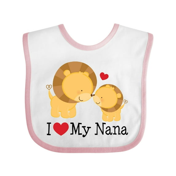 Inktastic I Love My Nana Boys or Girls Baby Bib