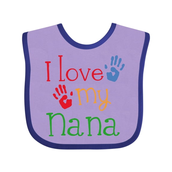 Inktastic I Love My Nana Boys or Girls Baby Bib