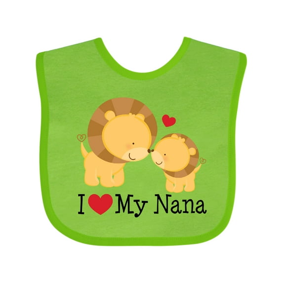 Inktastic I Love My Nana Boys or Girls Baby Bib