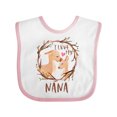 thumbnail image 1 of Inktastic I Love My Nana Boys or Girls Baby Bib, 1 of 4