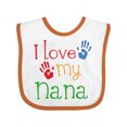 thumbnail image 1 of Inktastic I Love My Nana Boys or Girls Baby Bib, 1 of 4
