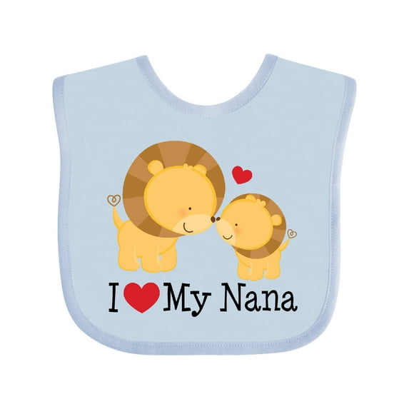 Inktastic I Love My Nana Boys or Girls Baby Bib