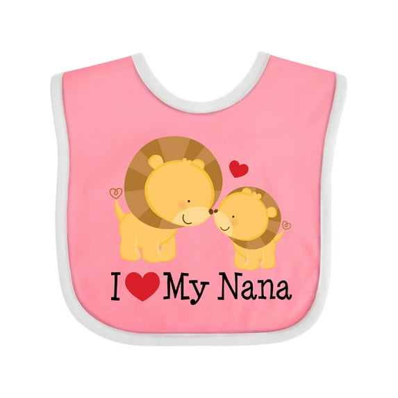 Inktastic I Love My Nana Boys or Girls Baby Bib