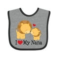 thumbnail image 1 of Inktastic I Love My Nana Boys or Girls Baby Bib, 1 of 4