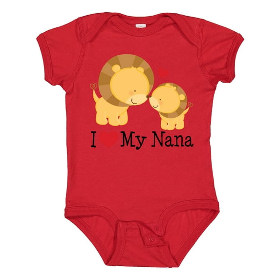 Inktastic I Love My Nana Boys or Girls Baby Bodysuit