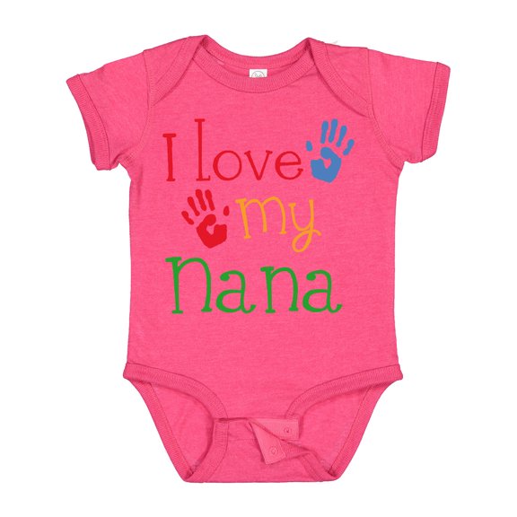 Inktastic I Love My Nana Boys or Girls Baby Bodysuit