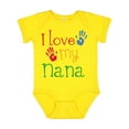 thumbnail image 1 of Inktastic I Love My Nana Boys or Girls Baby Bodysuit, 1 of 5