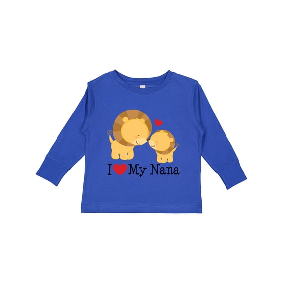 Inktastic I Love My Nana Boys or Girls Long Sleeve Toddler T-Shirt