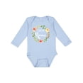 thumbnail image 1 of Inktastic I Love My Nana- Flower Circle Boys or Girls Long Sleeve Baby Bodysuit, 1 of 5