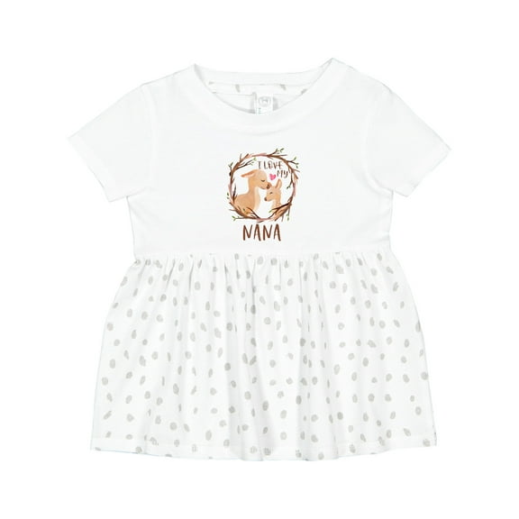 Inktastic I Love My Nana Girls Baby Dress