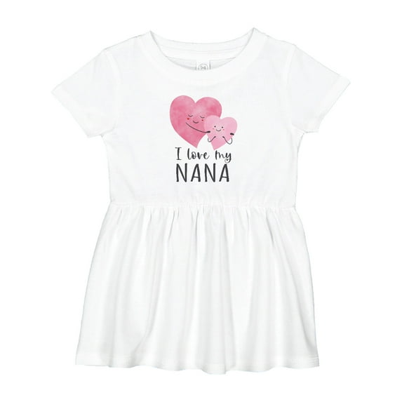 Inktastic I Love My Nana Girls Baby Dress