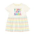 thumbnail image 1 of Inktastic I Love My Nana Grandkids Girls Baby Dress, 1 of 5