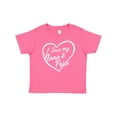 thumbnail image 1 of Inktastic I Love My Nana and Papa in White Chalk Heart Boys or Girls Baby T-Shirt, 1 of 5
