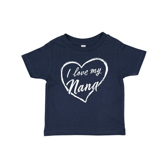 Inktastic I Love My Nana in White Chalk Heart Boys or Girls Baby T-Shirt