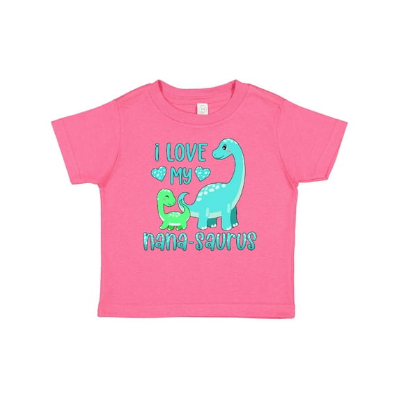 Inktastic I Love My Nana-saurus Cute Dinosaur Family Boys or Girls Baby T-Shirt