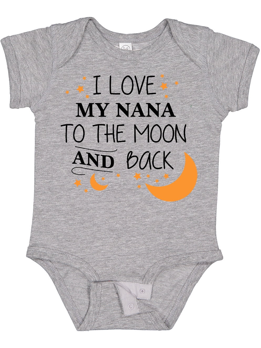 Inktastic I Love My Nana to the Moon and Back Boys or Girls Baby Bodysuit
