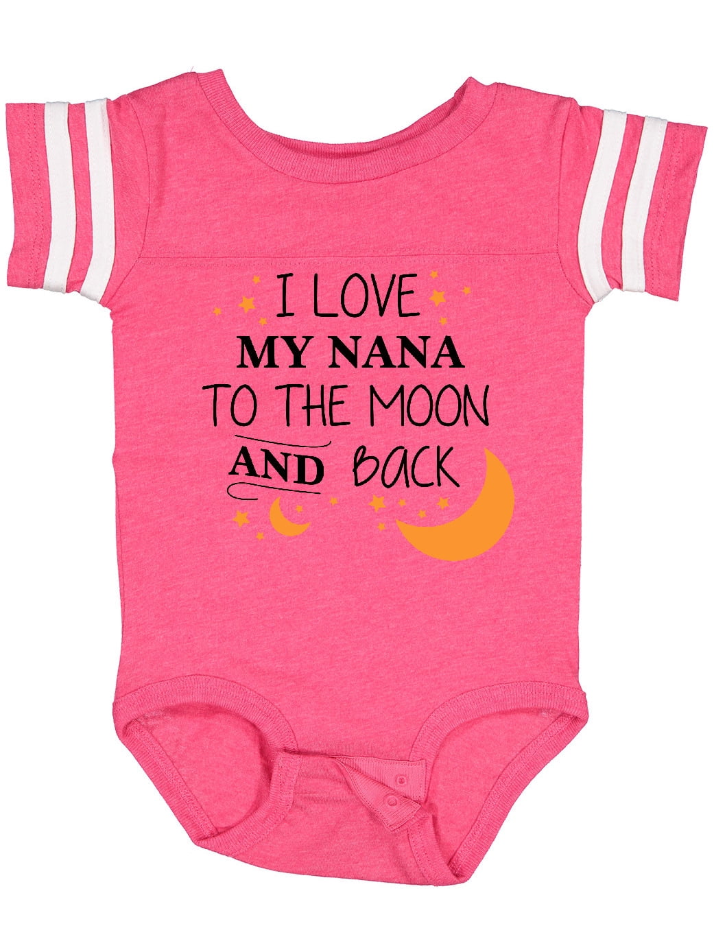 Inktastic I Love My Nana to the Moon and Back Boys or Girls Baby Bodysuit