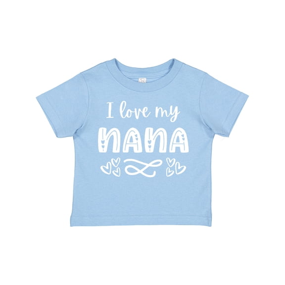 Inktastic I Love My Nana with Hearts Boys or Girls Toddler T-Shirt