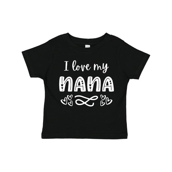 Inktastic I Love My Nana with Hearts Boys or Girls Toddler T-Shirt