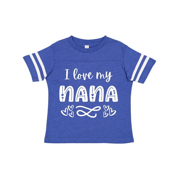 Inktastic I Love My Nana with Hearts Boys or Girls Toddler T-Shirt
