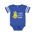 thumbnail image 1 of Inktastic I Love My Nana with Pineapple Boys Baby Bodysuit, 1 of 5