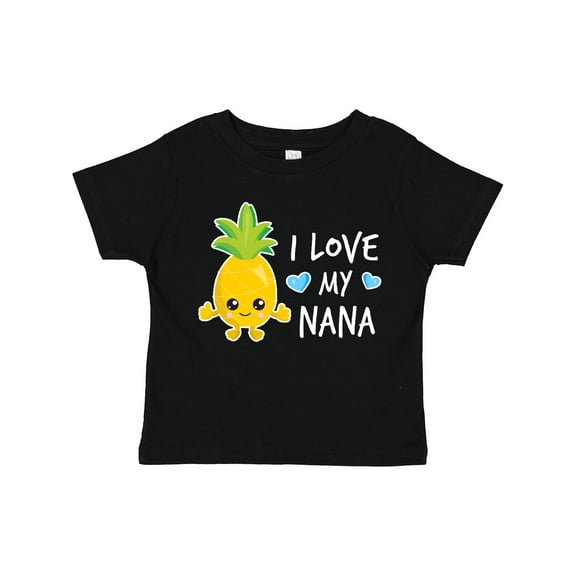 Inktastic I Love My Nana with Pineapple Boys Toddler T-Shirt