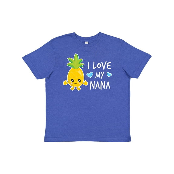 Inktastic I Love My Nana with Pineapple Youth T-Shirt