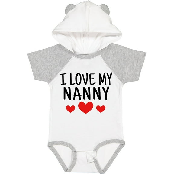 Inktastic I Love My Nanny Boys or Girls Baby Bodysuit