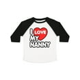 thumbnail image 1 of Inktastic I Love My Nanny Boys or Girls Toddler T-Shirt, 1 of 5
