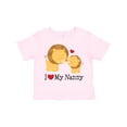 thumbnail image 1 of Inktastic I Love My Nanny Boys or Girls Toddler T-Shirt, 1 of 5