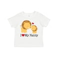 thumbnail image 1 of Inktastic I Love My Nanny Boys or Girls Toddler T-Shirt, 1 of 5