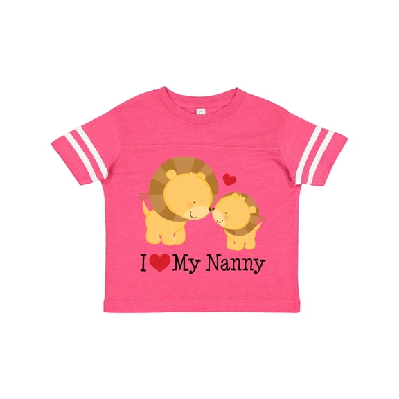 Inktastic I Love My Nanny Boys or Girls Toddler T-Shirt