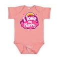 thumbnail image 1 of Inktastic I Love My Nanny Grandchild Girls Baby Bodysuit, 1 of 5