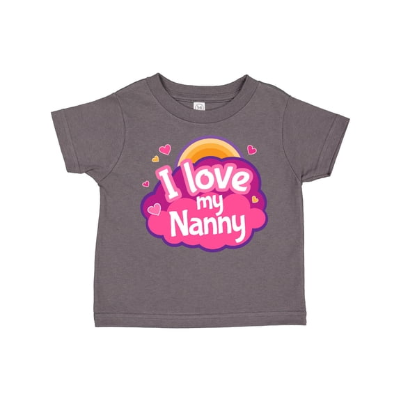 Inktastic I Love My Nanny Grandchild Girls Toddler T-Shirt
