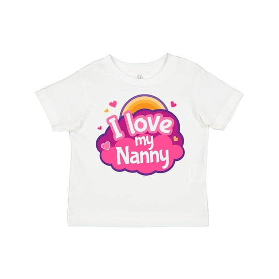 Inktastic I Love My Nanny Grandchild Girls Toddler T-Shirt