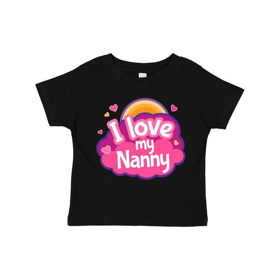 Inktastic I Love My Nanny Grandchild Girls Toddler T-Shirt