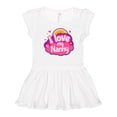thumbnail image 1 of Inktastic I Love My Nanny grandchild Girls Toddler Dress, 1 of 5