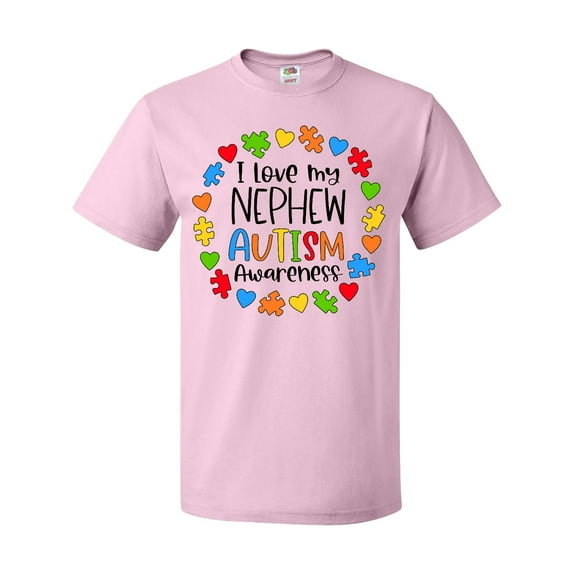 Inktastic I Love My Nephew Autism Awareness T-Shirt
