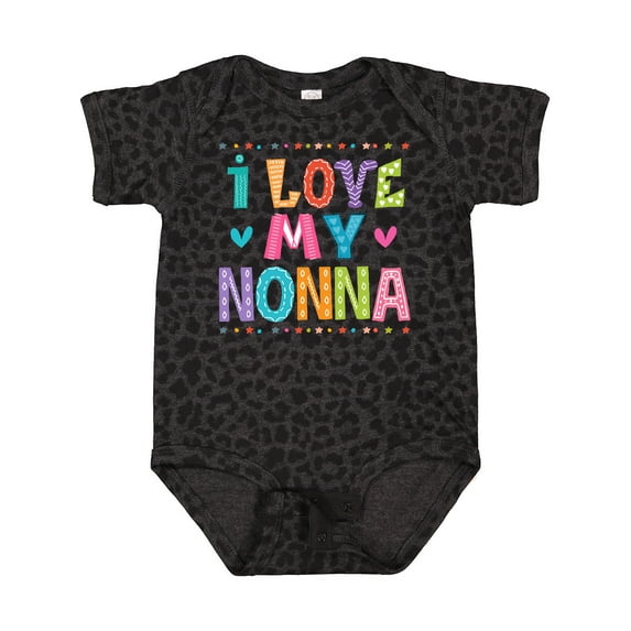 Inktastic I Love My Nonna Baby Clothes Girls Baby Bodysuit