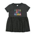 thumbnail image 1 of Inktastic I Love My Nonna Baby Clothes Girls Baby Dress, 1 of 5