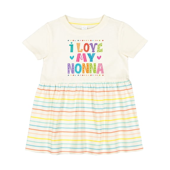 Inktastic I Love My Nonna Baby Clothes Girls Baby Dress