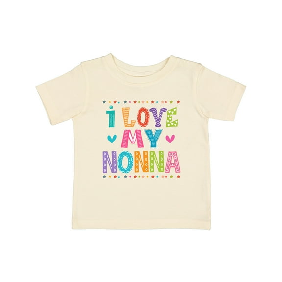 Inktastic I Love My Nonna Baby Clothes Girls Baby T-Shirt