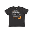 thumbnail image 1 of Inktastic I Love My Nonna To The Moon and Back Youth T-Shirt, 1 of 5