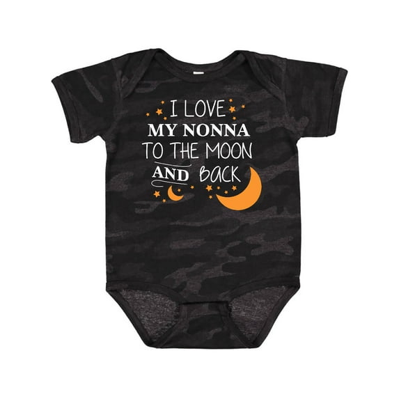 Inktastic I Love My Nonna to the Moon and Back Boys or Girls Baby Bodysuit